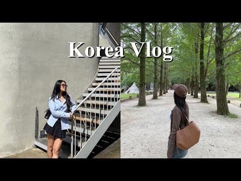Korea Vlog | Lots Of Eating, Shopping, Exploring Seoul + Nami Island! 🇰🇷