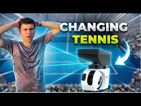 I Replaced My Tennis Coach With A $2000 Ai Ball Machine!