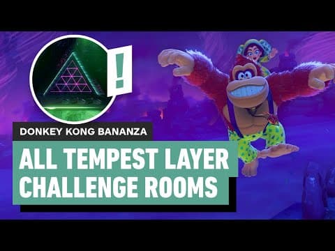Donkey Kong Bananza: All Tempest Layer Challenge Rooms | Locations And Solutions
