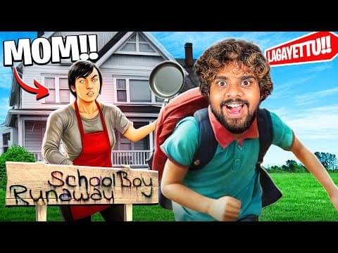 Parents Ki Dorikipoyanu 😭 |  School Boy Runaway Telugu Gameplay - Episode -1 | Sahara Yt