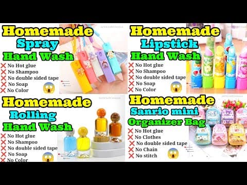 Homemade Lipstick Handwash | Dly Spray Handwash | Dly Rolling Handwash | Dly