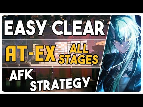 All At-ex Stages | At-ex-1 To 8 + Challenge Mode | Afk Easy Strategy |【arknights - アークナイツ】