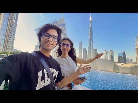 Dubai Pohoch Gaye 😍 Wife K Sath