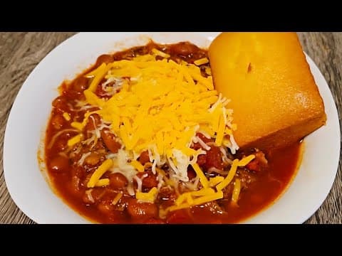 Easy Pressure Cooker Ground Turkey Chili With Beans