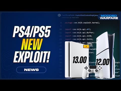 New Ps4 13.00 & Ps5 12.00 Kernel Exploit Released By Theflow!