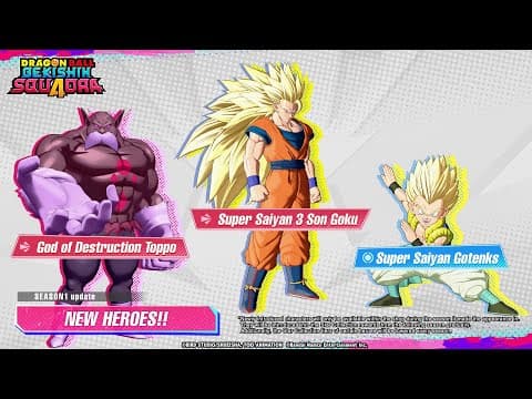 God Toppo, Ssj3 Gotenks & Ssj3 Goku Revealed