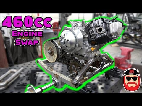 How To 460cc Swap Your Go Kart ~ Yerfdog Spiderbox Swing Arm Upgrade