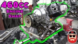 How To 460cc Swap Your Go Kart ~ Yerfdog Spiderbox Swing Arm Upgrade