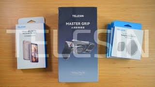 Master Grip Para Iphone 17 Pro + Monitor Magnético Da Telesin