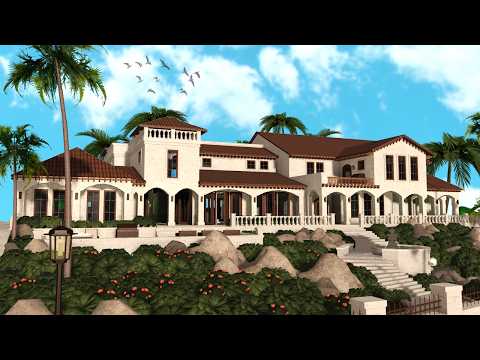 Building A Mediterranean Mansion In Bloxburg... ($1.5m)