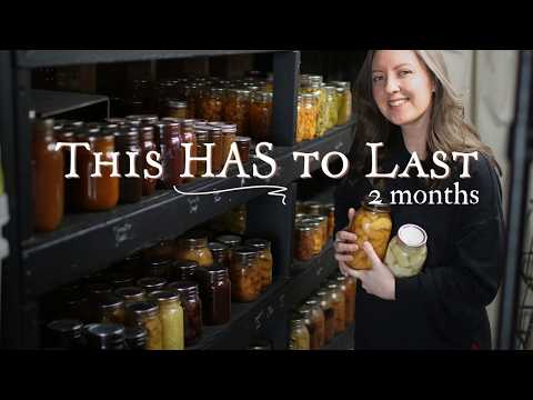 2 Months Without Groceries! 2026 Full Pantry Tour #threeriverschallenge