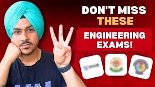 3 Exams You Can't Miss - If You Want To Study Cs In India! ⚠️