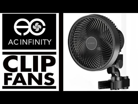 Ac Infinity Cloudray S6 Gen 2 Oscillation Clip On Fan Unboxing & Setup