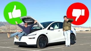 We Just Got A New Tesla Model Y...and We Completely Disagree About It! | This Just In