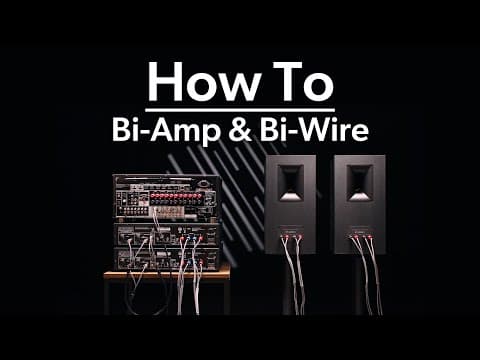 How To Bi-amp And Bi-wire Home Speakers | Crutchfield
