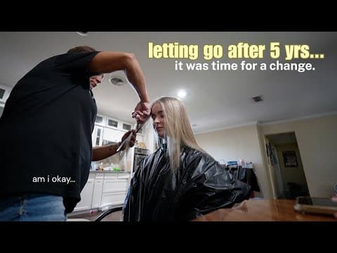 Letting Go Of My Hair... After 5 Years. *hair Chop* | Savway