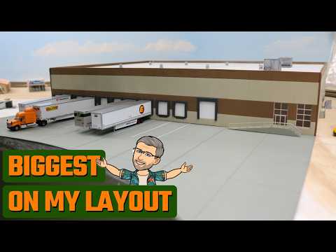 Build A Large Modern Industrial Structure Model For Your Railroad Layout