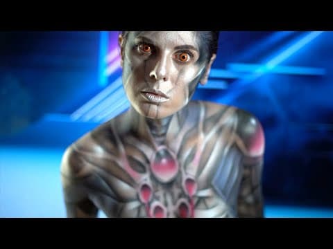 Paranoid Droid Body Painting (artistic Nudity/documentary)