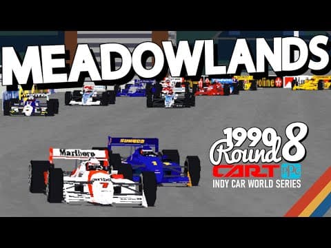 Meadowlands Grand Prix - Full Race - 1990 Cart Round 8 - Indycar Racing Ii