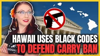 Hawaii Uses Black Codes To Defend Carry Ban