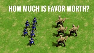 How Much Is Favor Worth In Age Of Mythology?