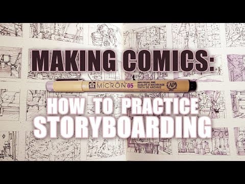 Sketching Screencap Studies! // What I Do To Get Better At Comic Storyboarding