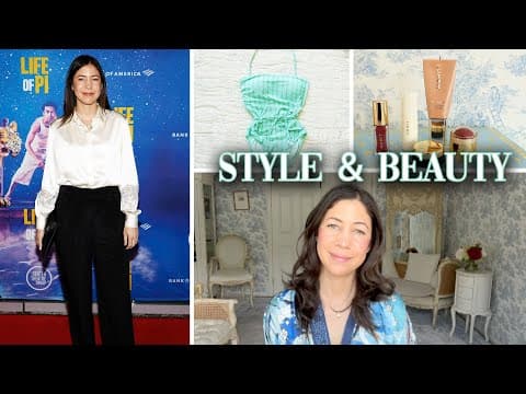 Glowy Le No Makeup Look, Life Of Pi Premiere, New Bathing Suit & Wardrobe Chat