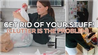 Throwing Everything I Own Out / How I Decluttered My Entire Home / Realistic Declutter Tips 2025