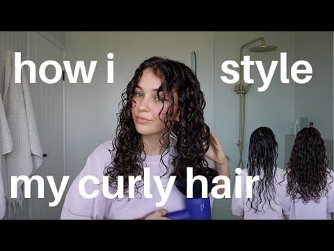 My Long Awaited Curly Hair Routine