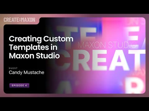 Creating Beautiful Effects Presets Using Maxon Studio (4/4) – Create With Maxon