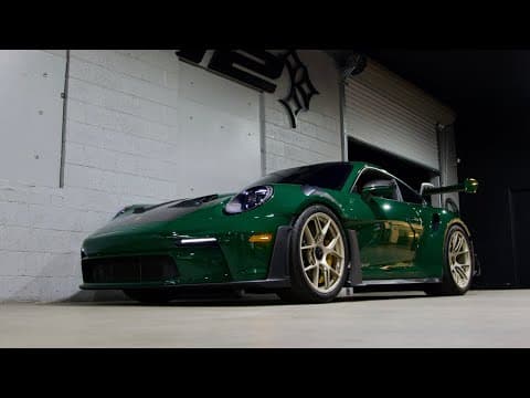 British Racing Green Gt3rs Jcr Exhaust | Built By 412 Motorsport