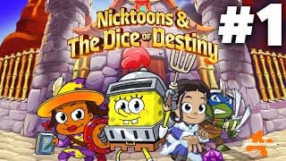 Nicktoons And The Dice Of Destiny Gameplay Walkthrough Part 1 - Nickelodeon Rpg