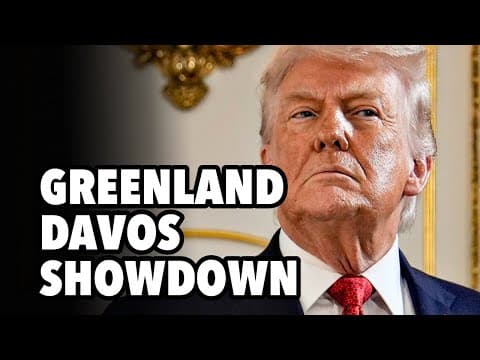 Eu No Cards To Play. Trump Hardens Greenland Position Heading To Davos