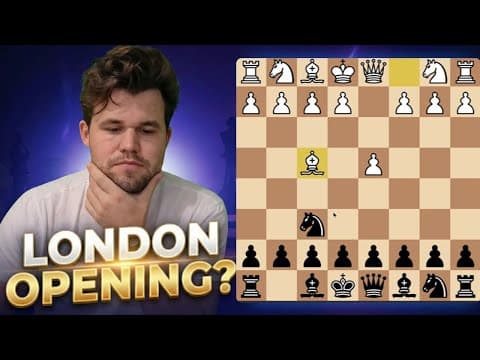 Nihal Sarin Plays The London System Vs. Magnus Carlsen In The Titled Tuesday