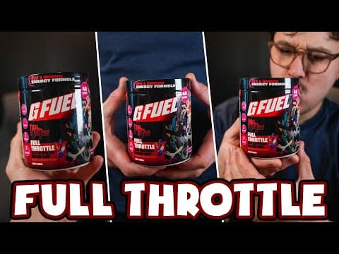 Dandadan Full Throttle Gfuel Flavor Taste Test #gfuel #dandadan