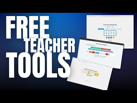 Free Teaching Tools For Primary Teachers