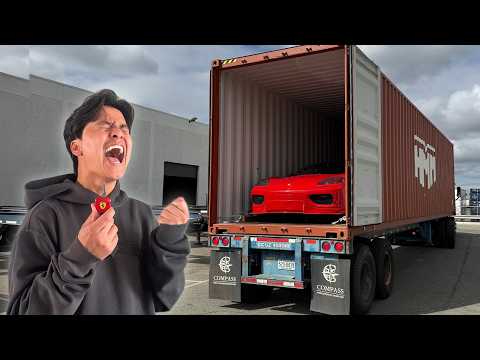 Taking Delivery Of My Ferrari That Has Been Lost At Sea For 1 Year..
