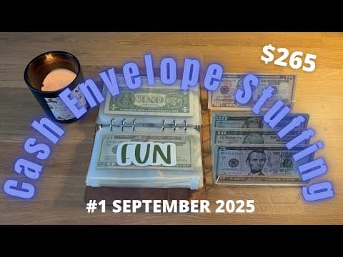 First Cash Stuffing Of September 2025 // Talking About My Monthly Expenses