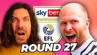 Championship Score Predictions - Round 27