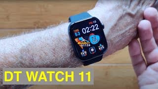 Dtno.1 Dt Watch 11 Pro Bt Call Live Camera 4gb Music 1atm Amoled Always-on Smartwatch: Unbox&1stlook