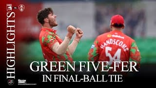 Highlights | Another Green Five-fer In Final Ball Tie 🤯