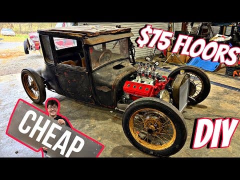 $75 Budget Diy Floors 27 Model T Coupe Build.