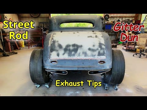Custom Exhaust Tips For The 34 Ford Coupe