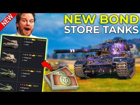 Wg Added Fv215b 183 To Bond Store | World Of Tanks