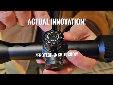 Innovative New Scope Turret From Zerotech! Shot Show 2026 New Products