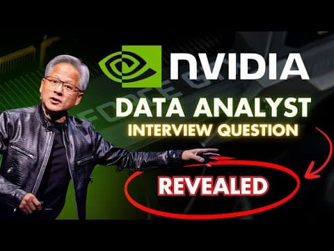 Solved! Nvidia Data Analyst Sql Interview Problem