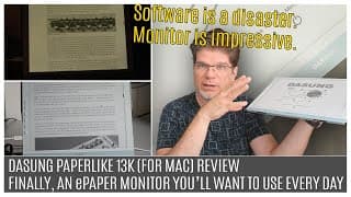 Dasung Paperlike 13k (for Mac) Review | Finally, An Epaper Monitor You'll Want To Use Every Day