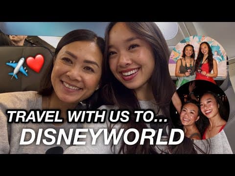 Run Disney Travel Vlog ✈️❤️ Ultimate Girls Trip! | The Laeno Family