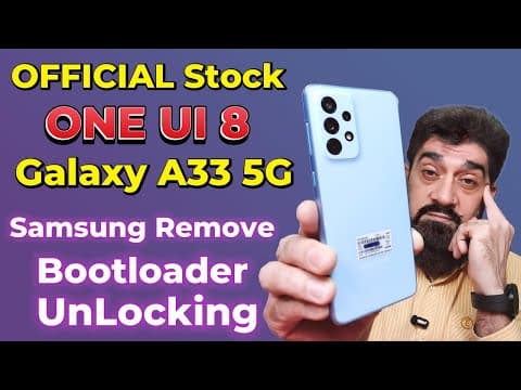 Official One Ui 8 Removes Oem Unlocking Galaxy A33 5g #oem #remove #unlock #samsung #galaxya335g