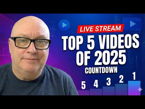 Top 5 Videos Of 2025 - The Good Stuff Live!